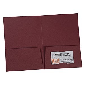 Additional Image 2 - a red folder with a label