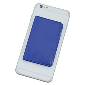 Additional Image 2 - a white cell phone with a blue screen