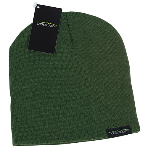 Additional Image 4 - a green hat with a black tag