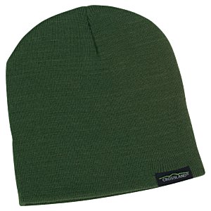 Additional Image 3 - a green beanie on a white background