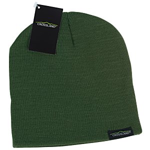 Additional Image 4 - a green hat with a black tag