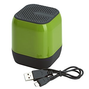 Additional Image 1 - a green cube with black trim and a black cord