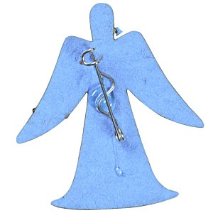 Additional Image 3 - a blue angel ornament