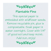 View Image 5 of 5 of Plantable Pin - Butterfly