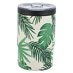 Additional Image 5 - a green and white cup with a black lid