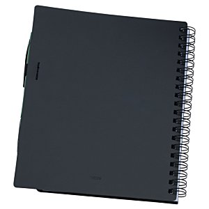 Additional Image 2 - a black square object with a spiral bound