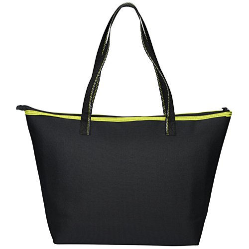 Additional Image 3 - a black bag with yellow trim