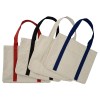 View Image 2 of 4 of Large 20 oz. Cotton Utility Tote - 15" x 20"