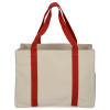 View Image 3 of 4 of Large 20 oz. Cotton Utility Tote - 15" x 20"