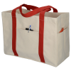 View Image 4 of 4 of Large 20 oz. Cotton Utility Tote - 15" x 20"