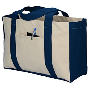 Additional Image 2 - a white and blue bag