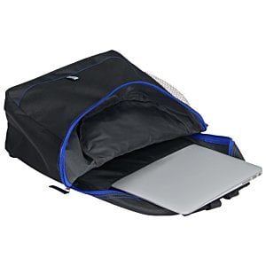 Additional Image 1 - a black bag with a grey laptop inside
