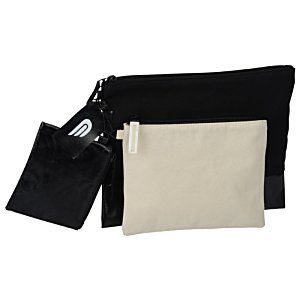 Additional Image 4 - a black and white pouches