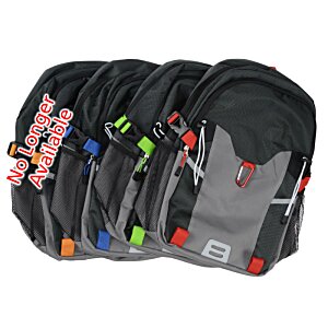 Additional Image 3 - a group of black and grey backpacks