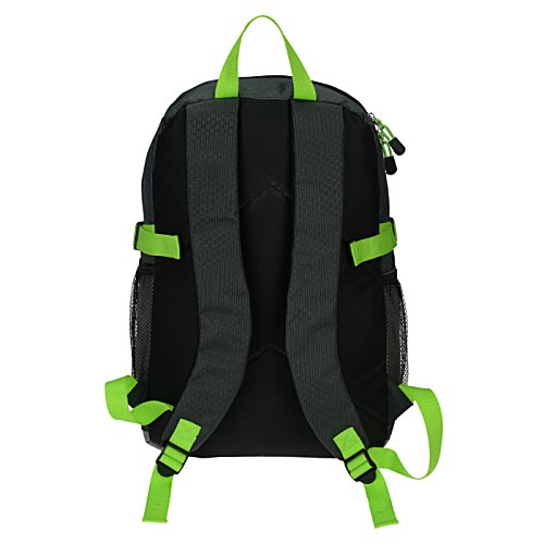 Additional Image 1 - a black and green backpack
