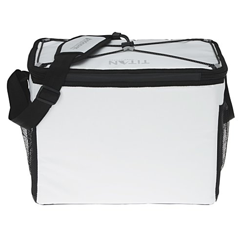 Additional Image 2 - a white and black cooler bag