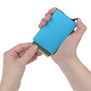 Additional Image 1 - a person holding a blue object