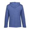 a blue hoodie with a white background