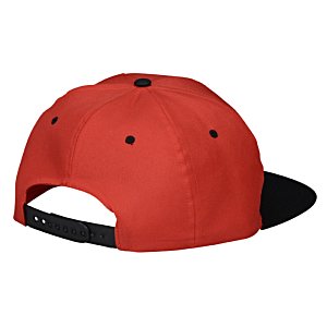 Additional Image 1 - a red hat with black trim