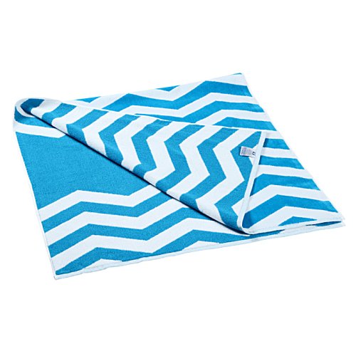 Additional Image 2 - a blue and white striped blanket
