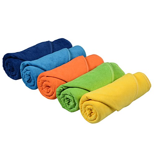 Additional Image 1 - a group of colorful rolled up blankets