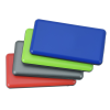 Additional Image 6 - a stack of colorful rectangular objects