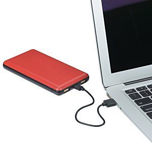 Additional Image 3 - a red rectangular object with a cord attached to a laptop