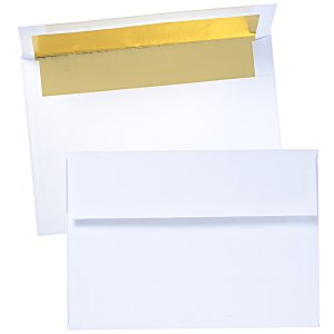 Additional Image 1 - a white envelope with a gold strip