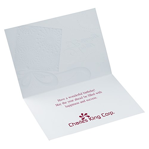 Additional Image 3 - a white card with red text
