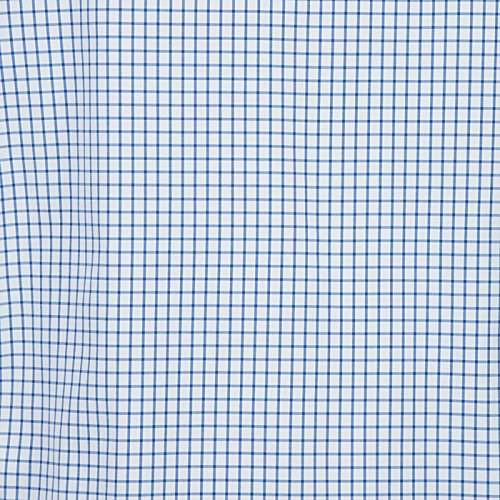 Additional Image 2 - a close up of a blue and white checkered shirt