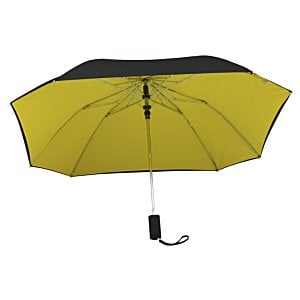 Additional Image 1 - a yellow umbrella with a black handle
