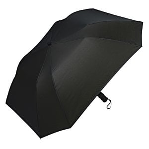 Additional Image 2 - a black umbrella with a handle