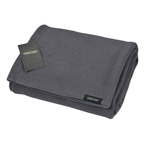 Additional Image 2 - a grey blanket with a black object on it