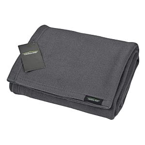 Additional Image 2 - a grey blanket with a black object on it