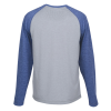 Additional Image 1 - a long sleeved shirt with a blue and grey color