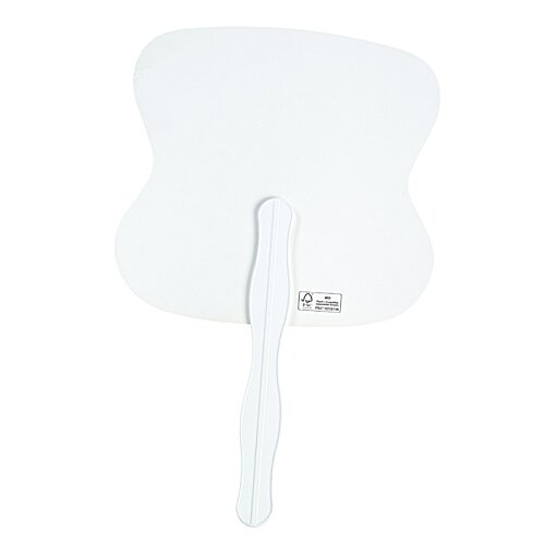 Additional Image 2 - a white fan with a stick