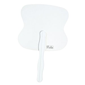Additional Image 2 - a white fan with a stick