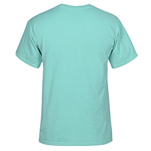 Additional Image 1 - a back of a blue shirt
