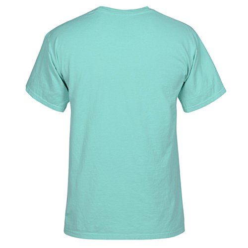 Additional Image 1 - a back of a blue shirt