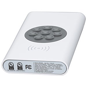 Additional Image 1 - a white device with a round black button