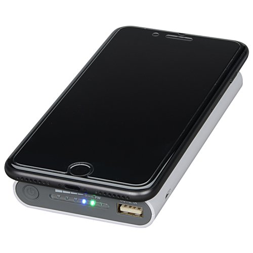 Additional Image 2 - a black cell phone with a power bank