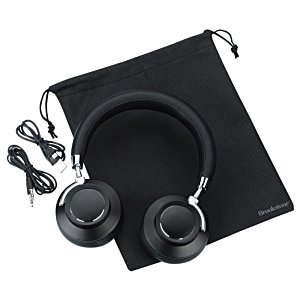 Additional Image 3 - a pair of black headphones