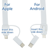 View Image 6 of 6 of Layton Duo Charging Cable Lanyard
