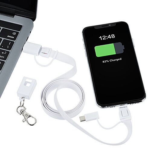Additional Image 4 - a cell phone charging on a laptop