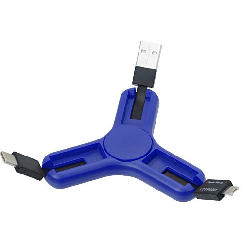 Additional Image 3 - a blue and black three way device
