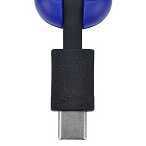 Additional Image 4 - a close up of a blue and black usb cable