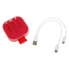 View Image 8 of 9 of Novi Duo Charging Cable with Phone Stand Case