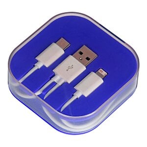 Additional Image 6 - a blue box with white and brown usb cables
