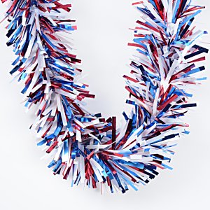Additional Image 1 - a red white and blue garland