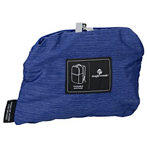 Additional Image 1 - a blue bag with a black label